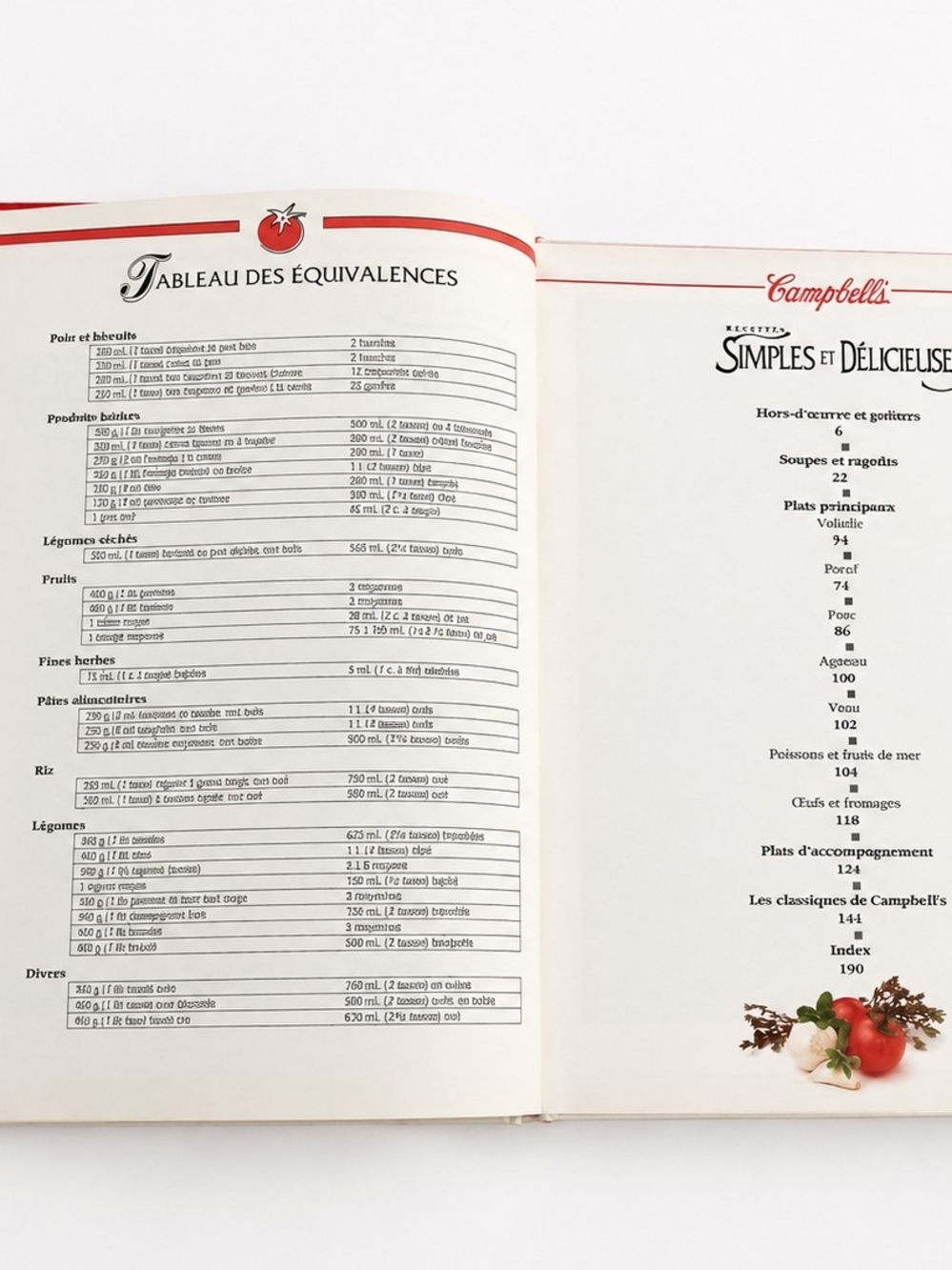 Livre de recettes Campbell's Recettes Simples et Délicieuses Vintage - Picture 6 of 6